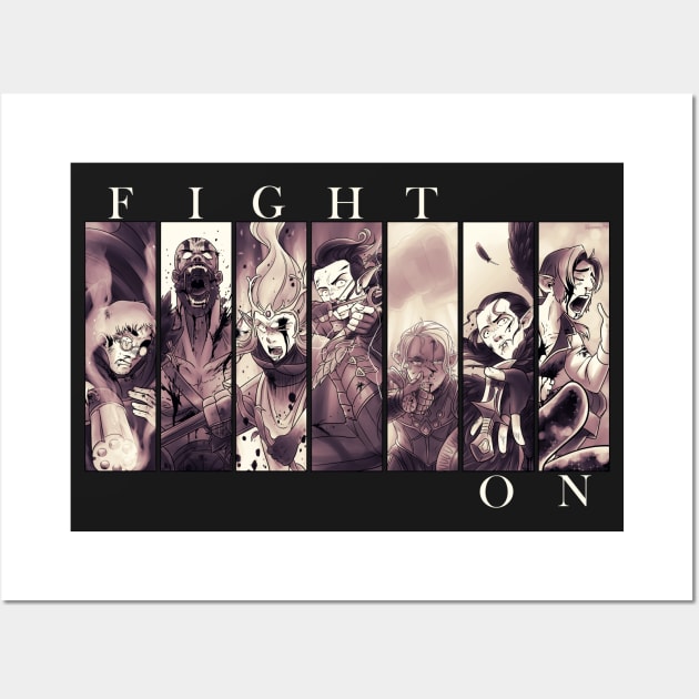 Fight On!! Wall Art by Viktormon